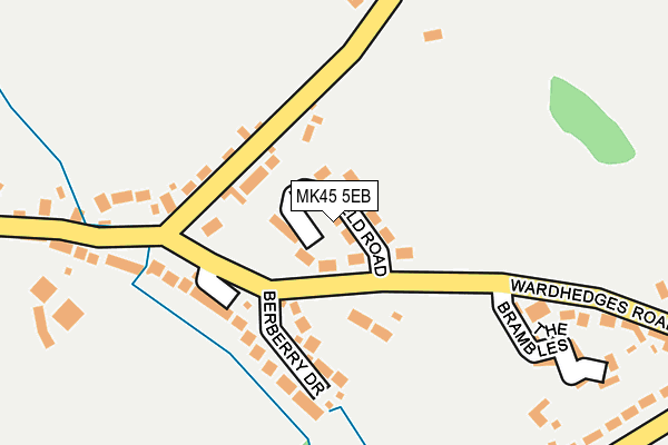 MK45 5EB map - OS OpenMap – Local (Ordnance Survey)