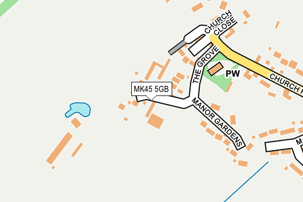 MK45 5GB map - OS OpenMap – Local (Ordnance Survey)