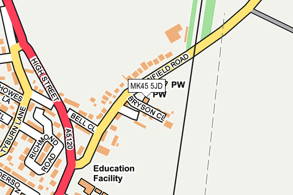 Map of CLAYHILL FARMING LIMITED at local scale