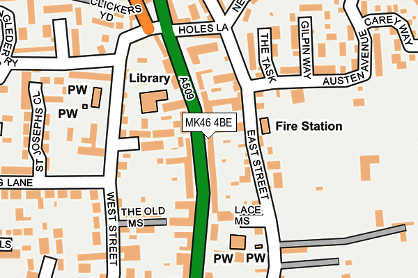 Map of SAB FIRE LTD at local scale
