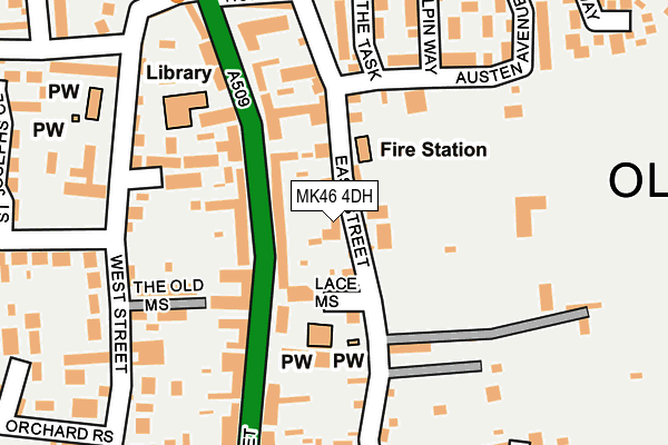 Map of W SQUARED LIMITED at local scale