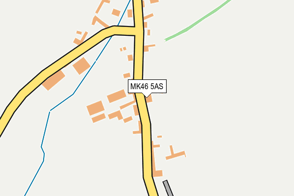 MK46 5AS map - OS OpenMap – Local (Ordnance Survey)