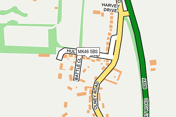 MK46 5BS map - OS OpenMap – Local (Ordnance Survey)