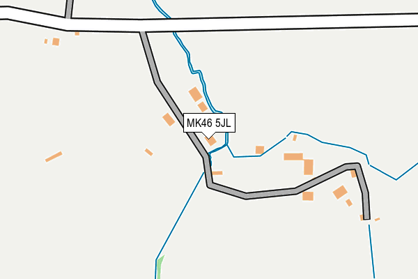 MK46 5JL map - OS OpenMap – Local (Ordnance Survey)