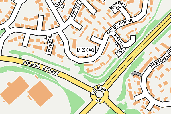 MK5 6AG map - OS OpenMap – Local (Ordnance Survey)