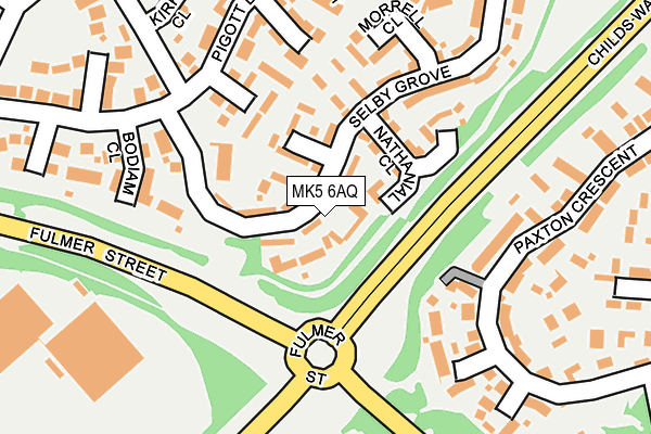 MK5 6AQ map - OS OpenMap – Local (Ordnance Survey)