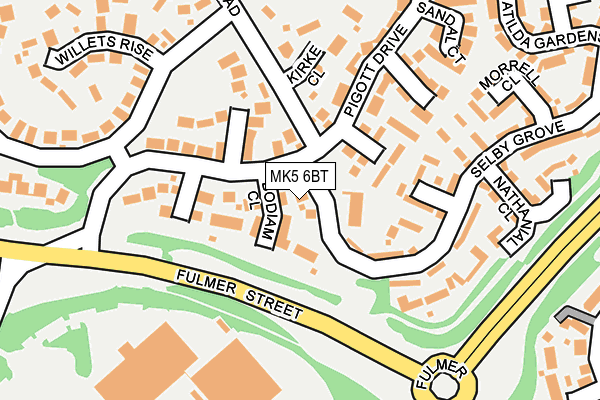 MK5 6BT map - OS OpenMap – Local (Ordnance Survey)