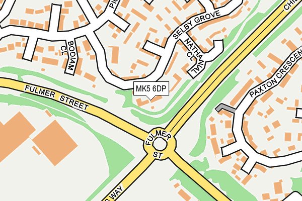 MK5 6DP map - OS OpenMap – Local (Ordnance Survey)