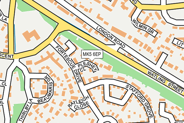 MK5 6EP map - OS OpenMap – Local (Ordnance Survey)