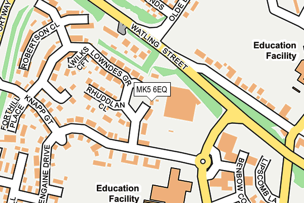 MK5 6EQ map - OS OpenMap – Local (Ordnance Survey)