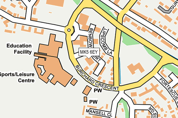 MK5 6EY map - OS OpenMap – Local (Ordnance Survey)