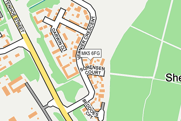 MK5 6FG map - OS OpenMap – Local (Ordnance Survey)