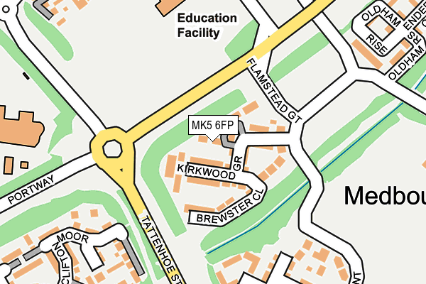 MK5 6FP map - OS OpenMap – Local (Ordnance Survey)