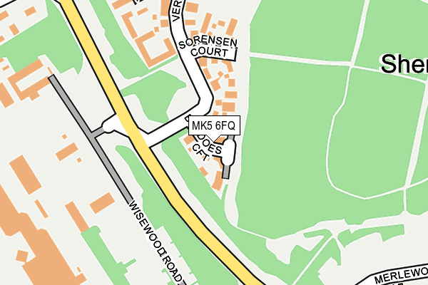 MK5 6FQ map - OS OpenMap – Local (Ordnance Survey)
