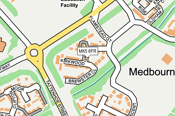 MK5 6FR map - OS OpenMap – Local (Ordnance Survey)