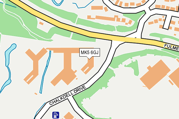 MK5 6GJ map - OS OpenMap – Local (Ordnance Survey)