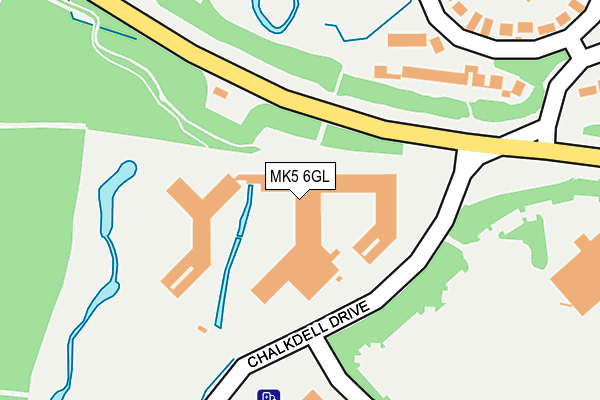 MK5 6GL map - OS OpenMap – Local (Ordnance Survey)