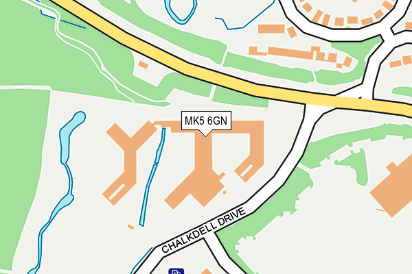 MK5 6GN map - OS OpenMap – Local (Ordnance Survey)