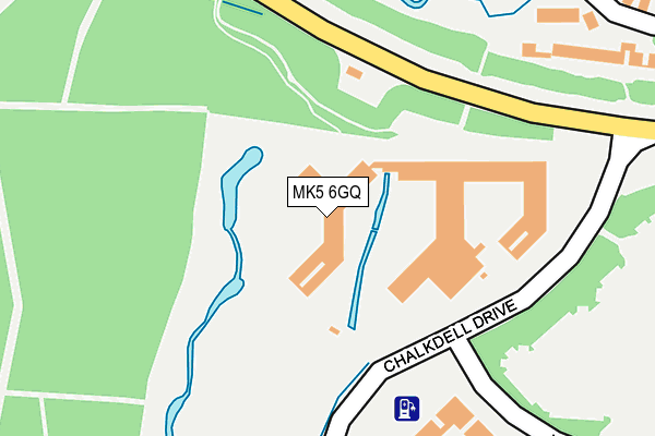 MK5 6GQ map - OS OpenMap – Local (Ordnance Survey)