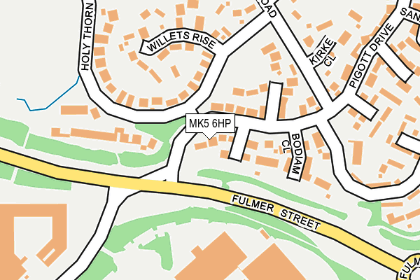 MK5 6HP map - OS OpenMap – Local (Ordnance Survey)