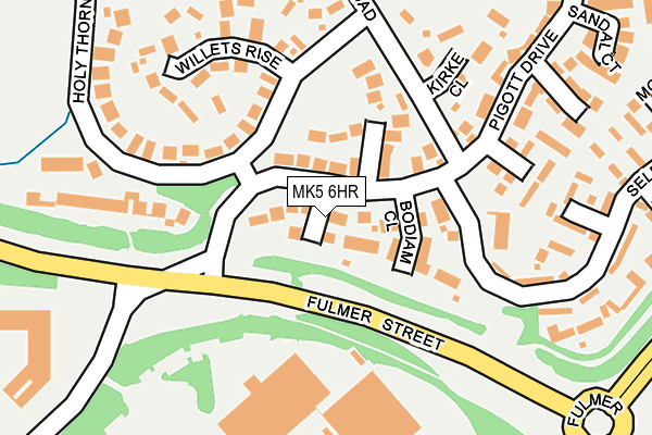 MK5 6HR map - OS OpenMap – Local (Ordnance Survey)