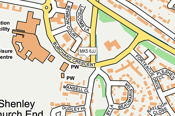 MK5 6JJ map - OS OpenMap – Local (Ordnance Survey)