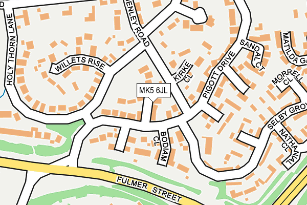 MK5 6JL map - OS OpenMap – Local (Ordnance Survey)