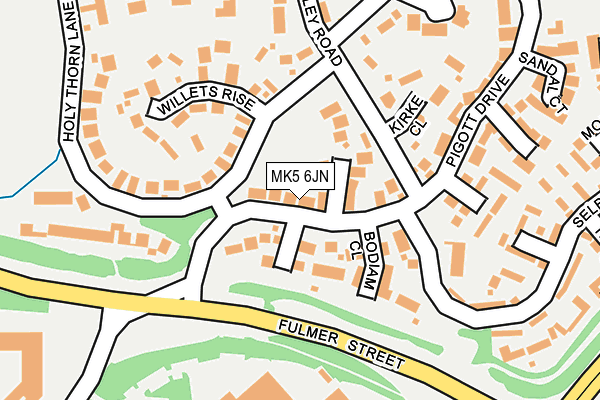 MK5 6JN map - OS OpenMap – Local (Ordnance Survey)