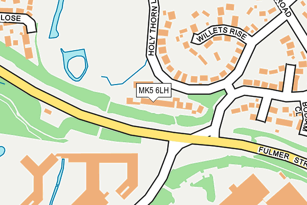 MK5 6LH map - OS OpenMap – Local (Ordnance Survey)