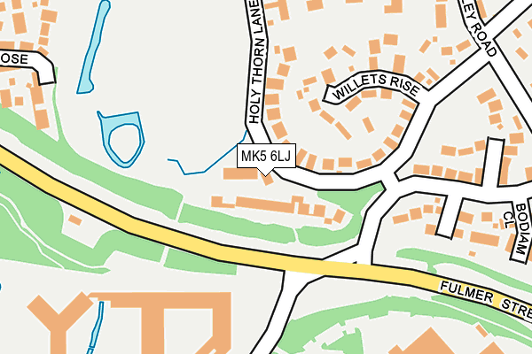 MK5 6LJ map - OS OpenMap – Local (Ordnance Survey)