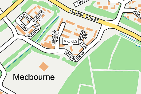 MK5 6LS map - OS OpenMap – Local (Ordnance Survey)