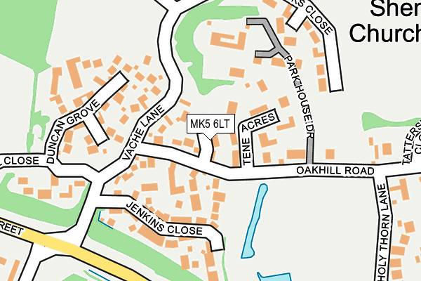 MK5 6LT map - OS OpenMap – Local (Ordnance Survey)