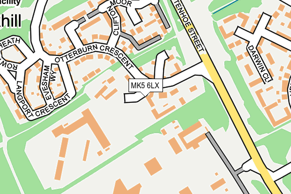 MK5 6LX map - OS OpenMap – Local (Ordnance Survey)