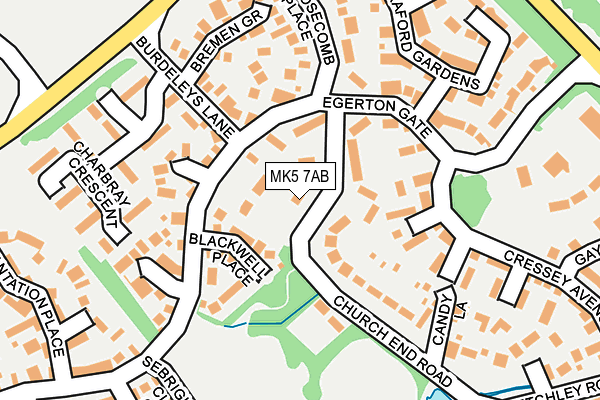 MK5 7AB map - OS OpenMap – Local (Ordnance Survey)