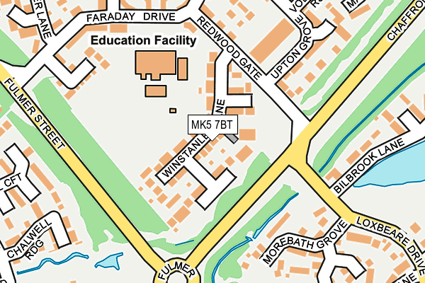 MK5 7BT map - OS OpenMap – Local (Ordnance Survey)