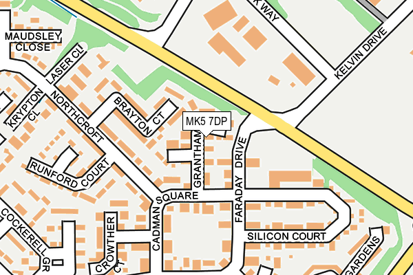 MK5 7DP map - OS OpenMap – Local (Ordnance Survey)