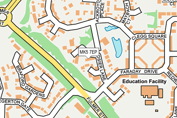 MK5 7EP map - OS OpenMap – Local (Ordnance Survey)