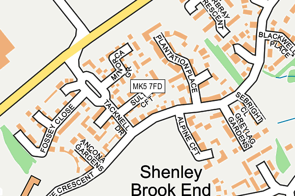 MK5 7FD map - OS OpenMap – Local (Ordnance Survey)