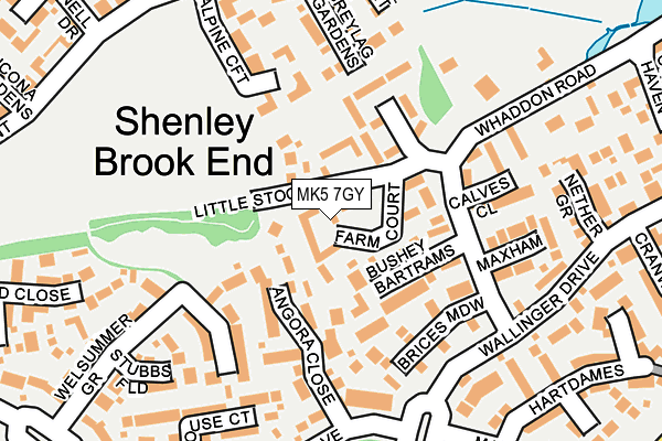 MK5 7GY map - OS OpenMap – Local (Ordnance Survey)