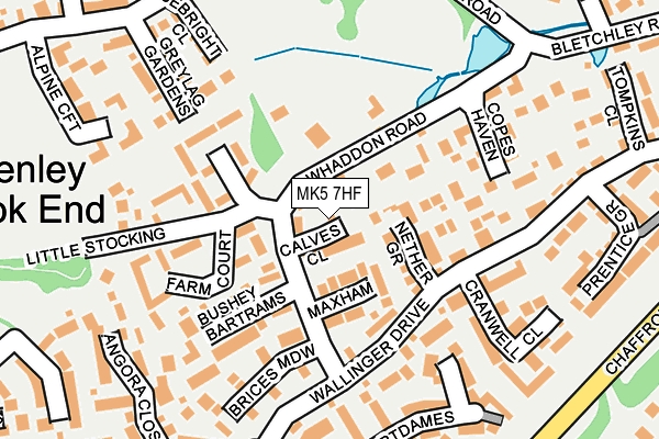 MK5 7HF map - OS OpenMap – Local (Ordnance Survey)