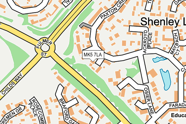 MK5 7LA map - OS OpenMap – Local (Ordnance Survey)