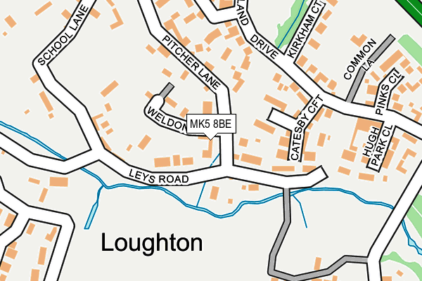 MK5 8BE map - OS OpenMap – Local (Ordnance Survey)