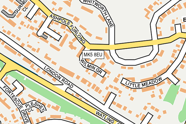 MK5 8EU map - OS OpenMap – Local (Ordnance Survey)