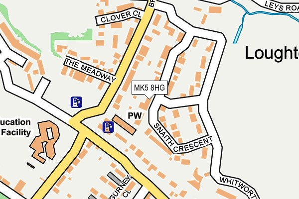 MK5 8HG map - OS OpenMap – Local (Ordnance Survey)