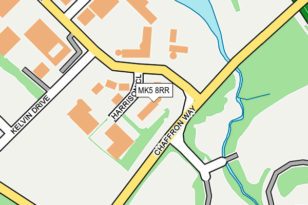 MK5 8RR map - OS OpenMap – Local (Ordnance Survey)