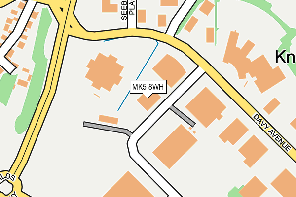 MK5 8WH map - OS OpenMap – Local (Ordnance Survey)
