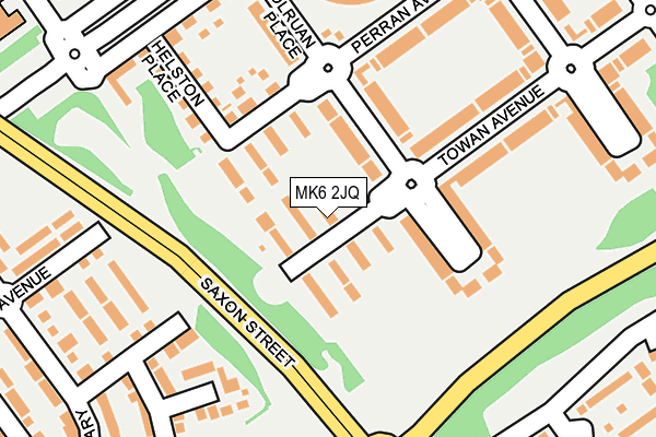 MK6 2JQ map - OS OpenMap – Local (Ordnance Survey)