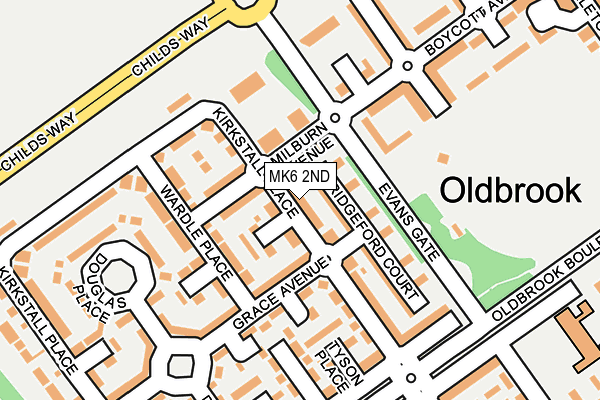 MK6 2ND map - OS OpenMap – Local (Ordnance Survey)