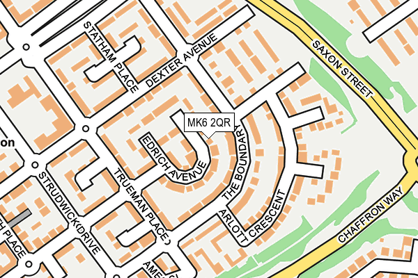 MK6 2QR map - OS OpenMap – Local (Ordnance Survey)