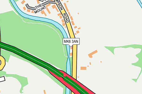 MK6 3AN map - OS OpenMap – Local (Ordnance Survey)